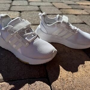 Adidas Kids 11K White Sneakers